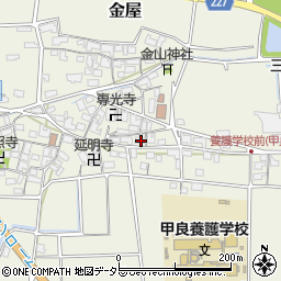滋賀県犬上郡甲良町金屋823-1周辺の地図