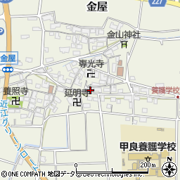 滋賀県犬上郡甲良町金屋820周辺の地図