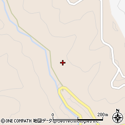 愛知県北設楽郡豊根村三沢大草代周辺の地図