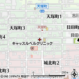 大中ビルド株式会社　名古屋支店周辺の地図