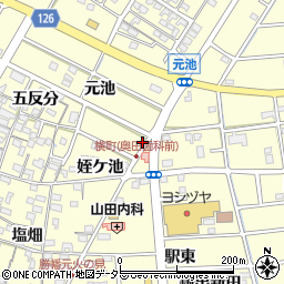 愛知県愛西市勝幡町元池69周辺の地図