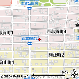 愛知県名古屋市北区西志賀町3丁目15周辺の地図