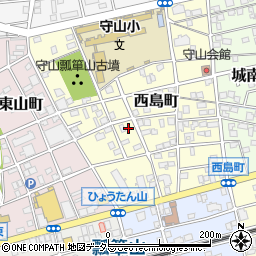 愛知県名古屋市守山区西島町11-13周辺の地図