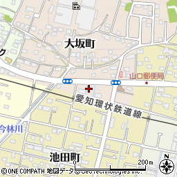愛知県瀬戸市大坂町168周辺の地図