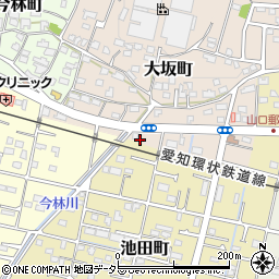愛知県瀬戸市大坂町164周辺の地図