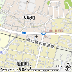 愛知県瀬戸市大坂町170周辺の地図