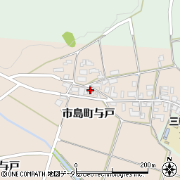 兵庫県丹波市市島町与戸371周辺の地図