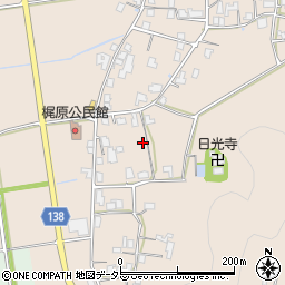 兵庫県丹波市市島町梶原428周辺の地図