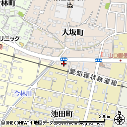愛知県瀬戸市大坂町165周辺の地図