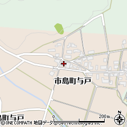 兵庫県丹波市市島町与戸374周辺の地図