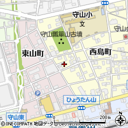 愛知県名古屋市守山区西島町3-24周辺の地図