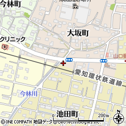 愛知県瀬戸市大坂町163周辺の地図