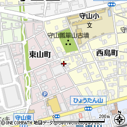 愛知県名古屋市守山区西島町3-4周辺の地図