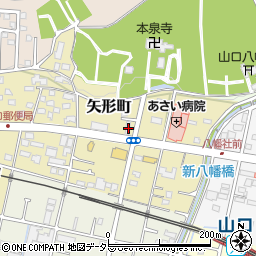 愛知県瀬戸市矢形町129周辺の地図