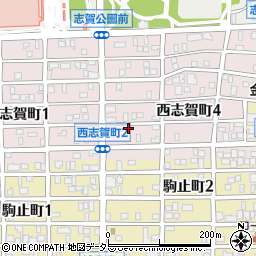 愛知県名古屋市北区西志賀町3丁目26周辺の地図