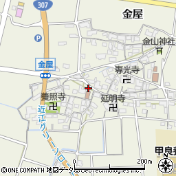 滋賀県犬上郡甲良町金屋768周辺の地図