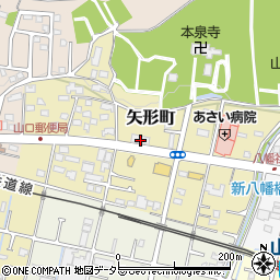 愛知県瀬戸市矢形町101周辺の地図