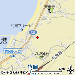 千葉県富津市萩生582周辺の地図