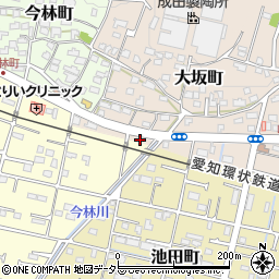 愛知県瀬戸市大坂町155周辺の地図