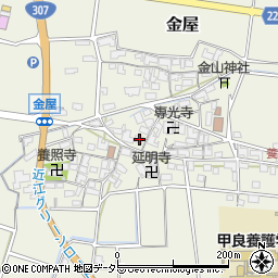 滋賀県犬上郡甲良町金屋787周辺の地図