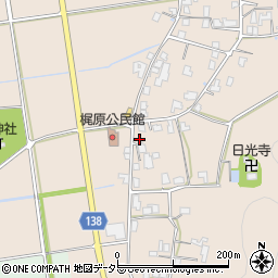兵庫県丹波市市島町梶原438周辺の地図