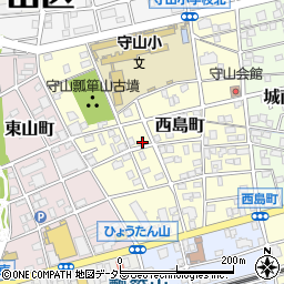 愛知県名古屋市守山区西島町10-14周辺の地図