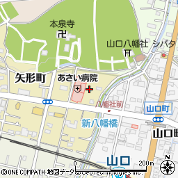 愛知県瀬戸市矢形町182-1周辺の地図