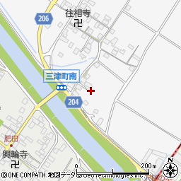 滋賀県彦根市三津町662周辺の地図