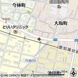 愛知県瀬戸市大坂町151周辺の地図