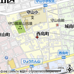 愛知県名古屋市守山区西島町9-1周辺の地図