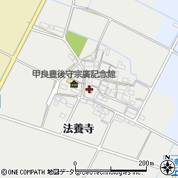法養寺公民館周辺の地図