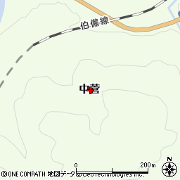 鳥取県日野郡日野町中菅周辺の地図