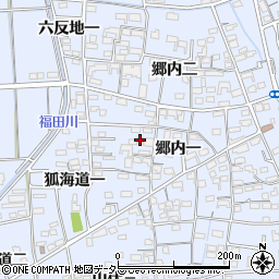 愛知県あま市西今宿郷内一77周辺の地図