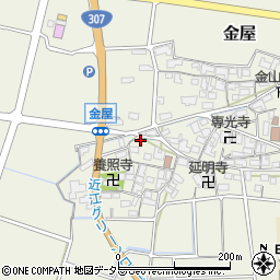 滋賀県犬上郡甲良町金屋753周辺の地図