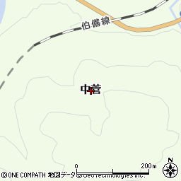 鳥取県日野町（日野郡）中菅周辺の地図