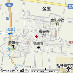 滋賀県犬上郡甲良町金屋786周辺の地図