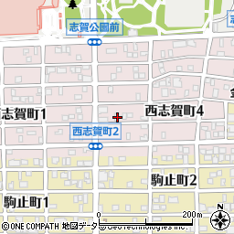 愛知県名古屋市北区西志賀町3丁目40周辺の地図