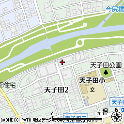 川津商店周辺の地図