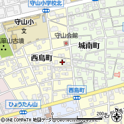 愛知県名古屋市守山区西島町17周辺の地図