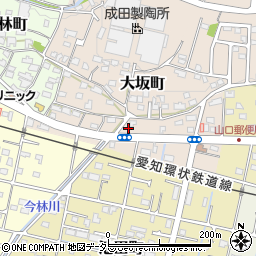 愛知県瀬戸市大坂町219周辺の地図