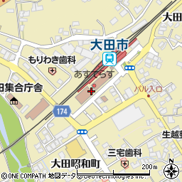 島根県西部県民センター県央事務所　総務課周辺の地図