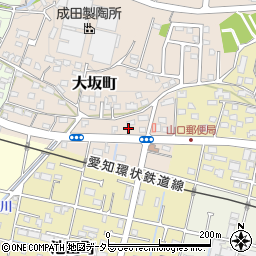 愛知県瀬戸市大坂町201周辺の地図