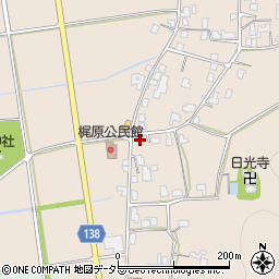 兵庫県丹波市市島町梶原439周辺の地図