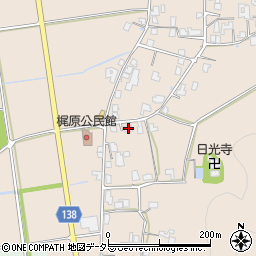 兵庫県丹波市市島町梶原434周辺の地図