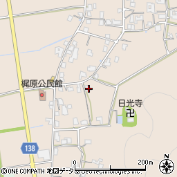 兵庫県丹波市市島町梶原399周辺の地図