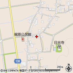 兵庫県丹波市市島町梶原430周辺の地図