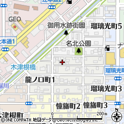 愛知県名古屋市北区龍ノ口町2丁目33周辺の地図