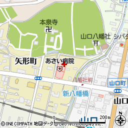 愛知県瀬戸市矢形町178周辺の地図