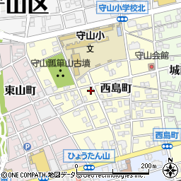 愛知県名古屋市守山区西島町10-10周辺の地図
