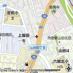愛知県名古屋市北区上飯田東町1丁目37周辺の地図